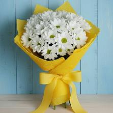 Букет Застенчивые лепестки в Адлер Букет цветов из: Хризантемы в Адлер