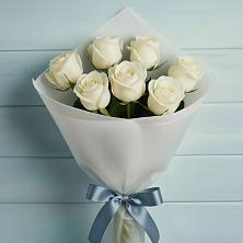 7 Белых роз Эдлесс Лав в Адлер Букет 7 Белых роз Эдлесс Лав в Адлер