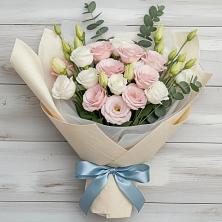 Букет шампанское в Адлер Букет цветов из: Лизиантусы в Адлер