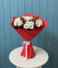 Букет ягоды на снегу в Адлер Букет цветов из: Хризантемы в Адлер