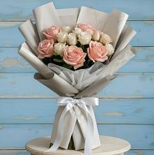 Букет Нежное облако в Адлер Букет цветов из: Розы в Адлер